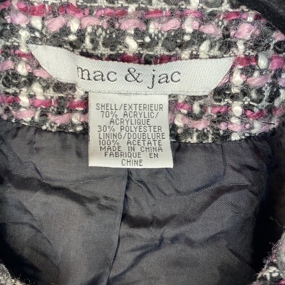 Mac & Jac Tweed Jacket- XS - Picture 2 of 11